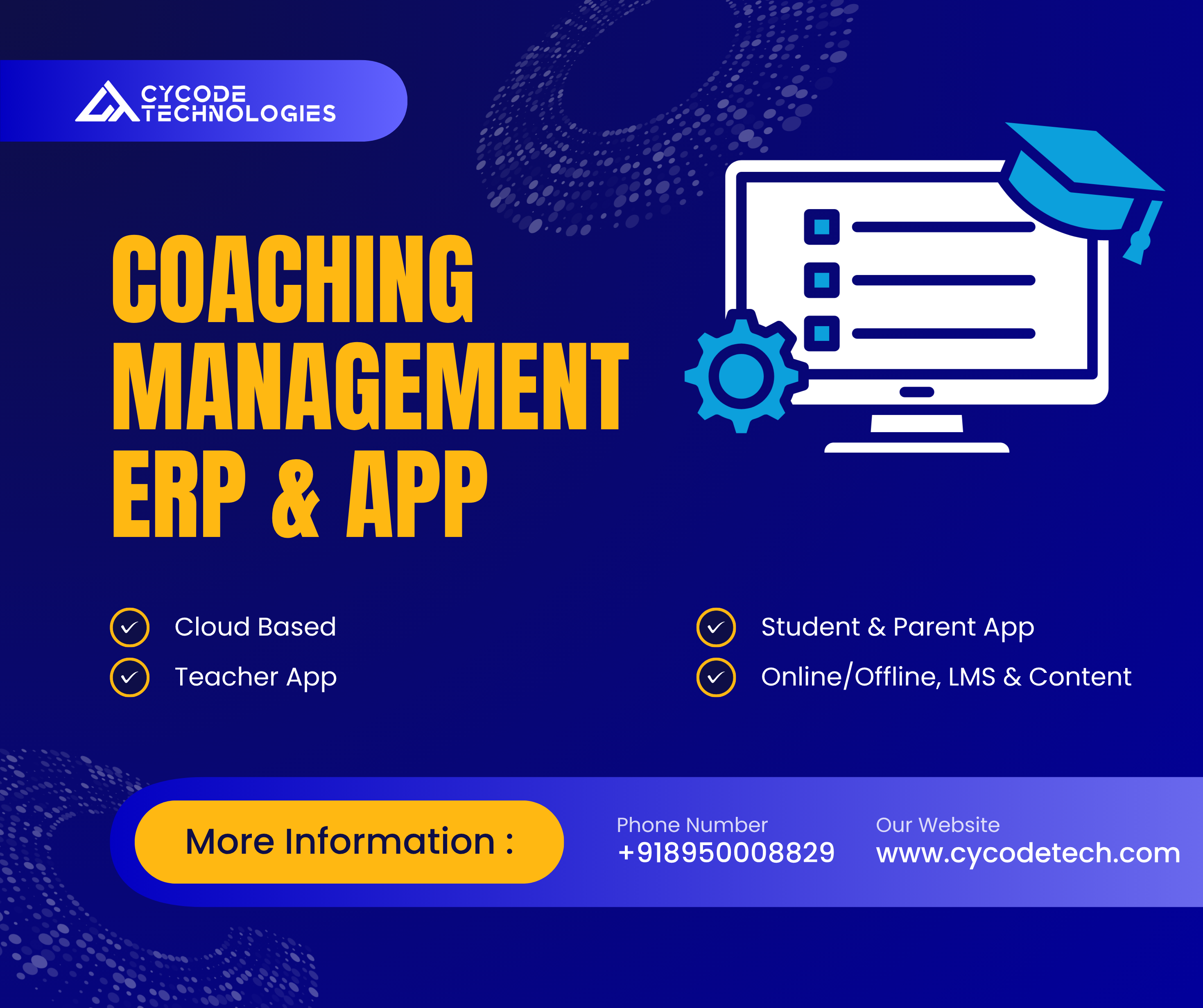 Best Coaching Management ERP Software in Hansi, Hisar | Student & Staff App | India