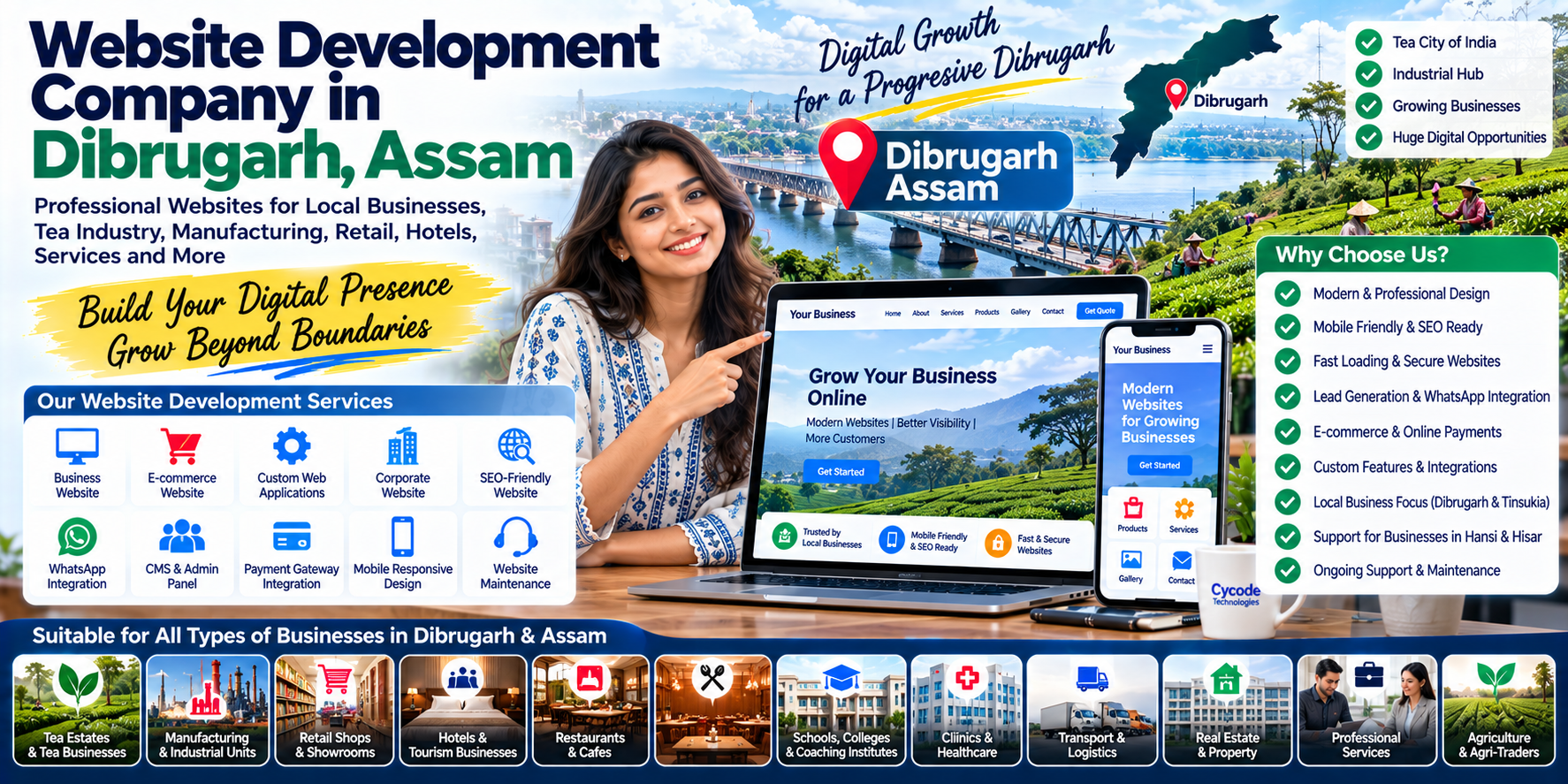 Website Development Company in Dibrugarh Assam | Web Development Services